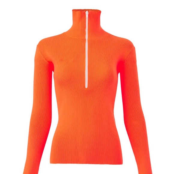 Tibi Track Zip Up Pullover Sweater size XS NWT $630 - Picture 3 of 9